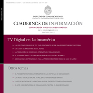 					Ver Núm. 31 (2012):  TEMA CENTRAL: TELEVISIÓN DIGITAL EN LATINOAMÉRICA
				
